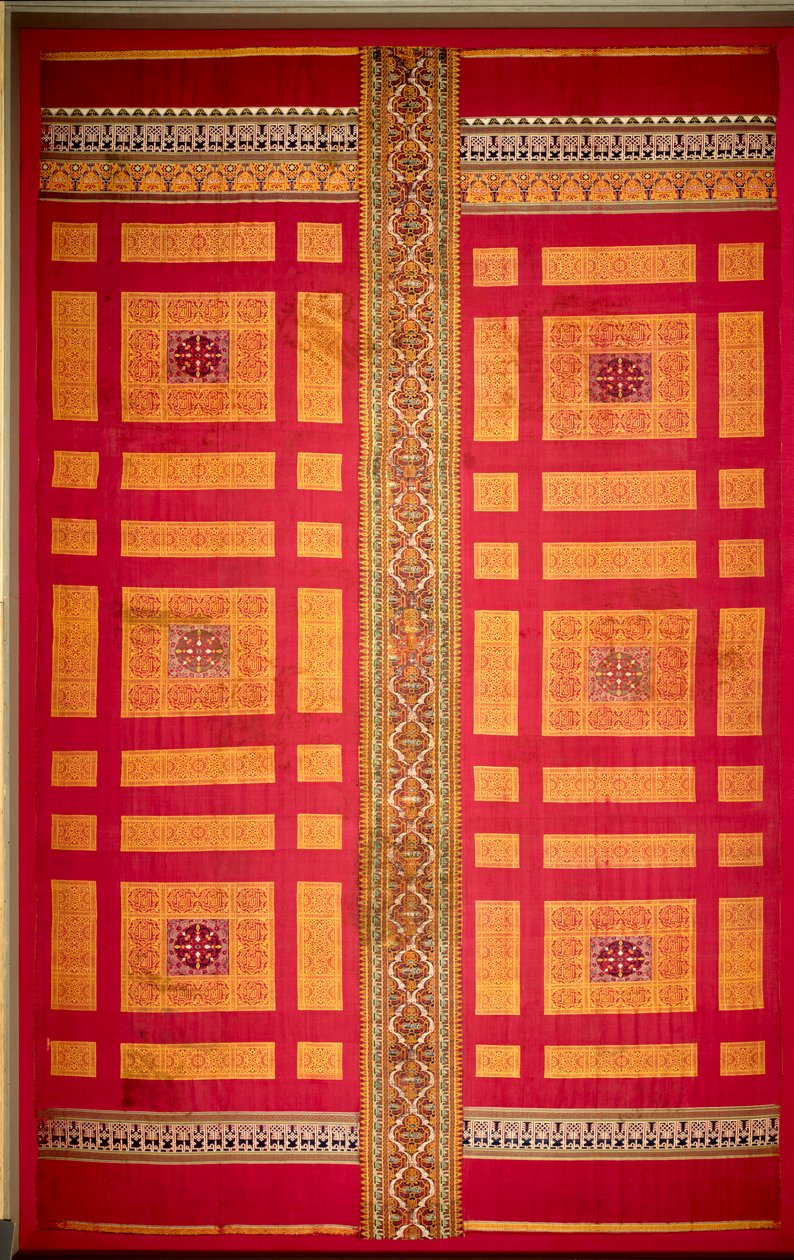 Rideau de soie du palais de l