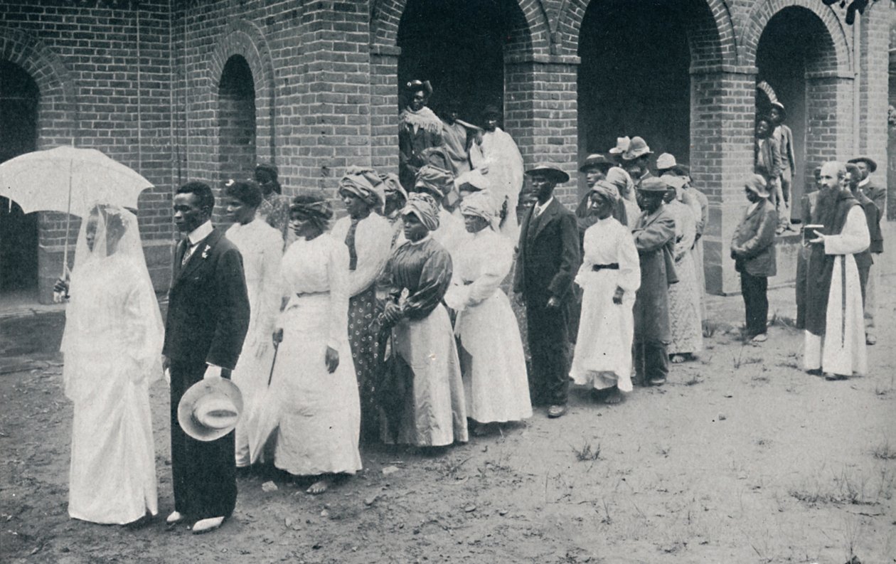 Procession de mariage chrétien africain - Unbekannt