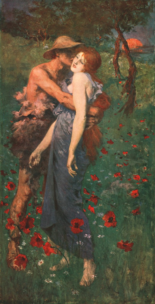 Une idylle, 1891, vers 1902 - Unbekannt