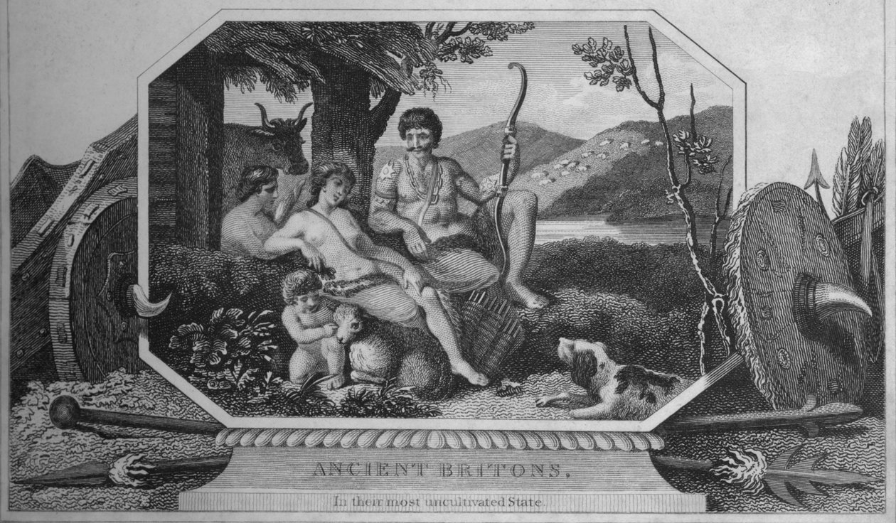 Les anciens Bretons, dans leur état le plus inculte, 1838 - Unbekannt