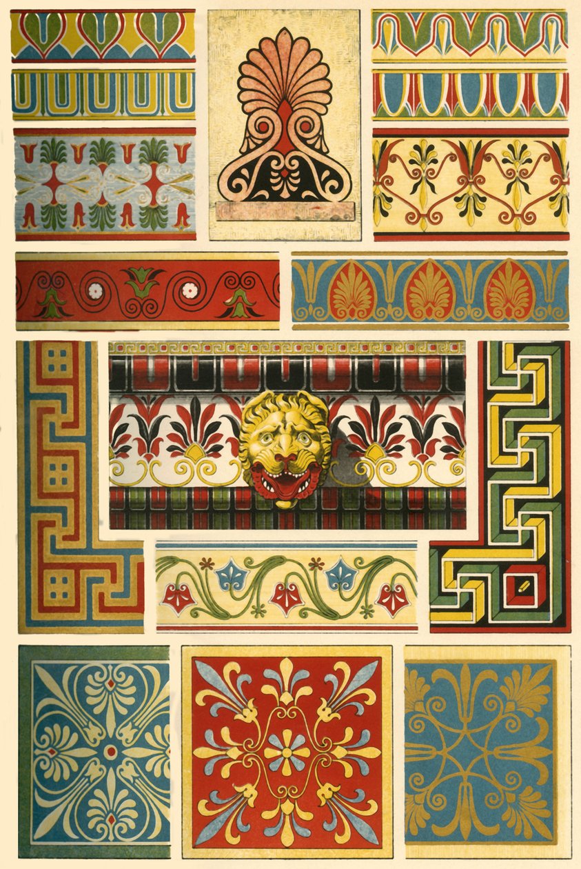 Architecture polychrome grecque antique, 1898 - Unbekannt