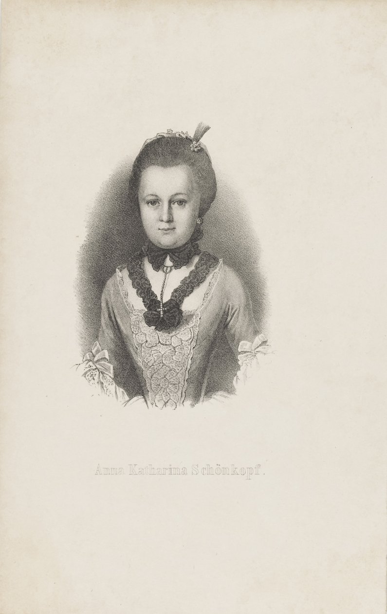 Anna Katharina Käthchen Schönkopf 1746-1810, vers 1820 - Unbekannt
