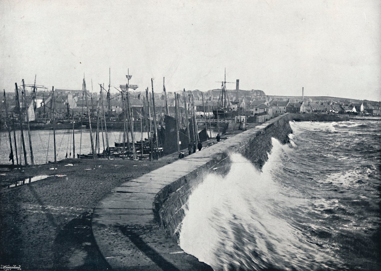 Arbroath - Depuis le port, 1895 - Unbekannt
