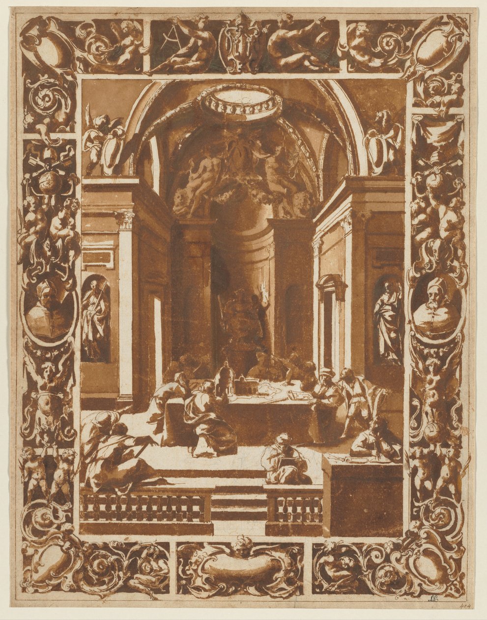 Conférence architecturale, vers 1622 - Unbekannt
