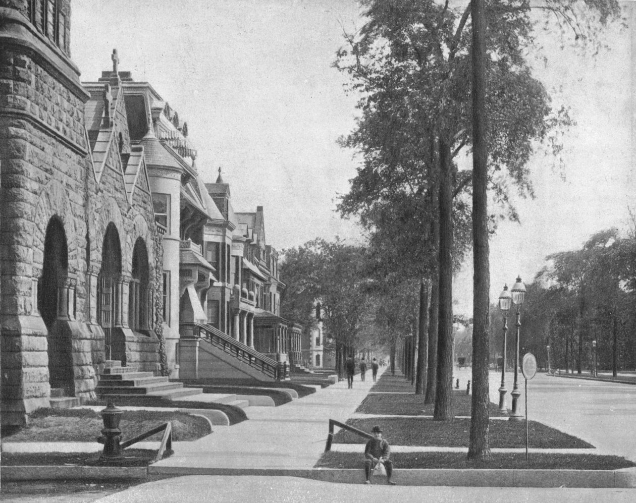 Avenue Ashland, Chicago, Illinois, USA, vers 1900 - Unbekannt