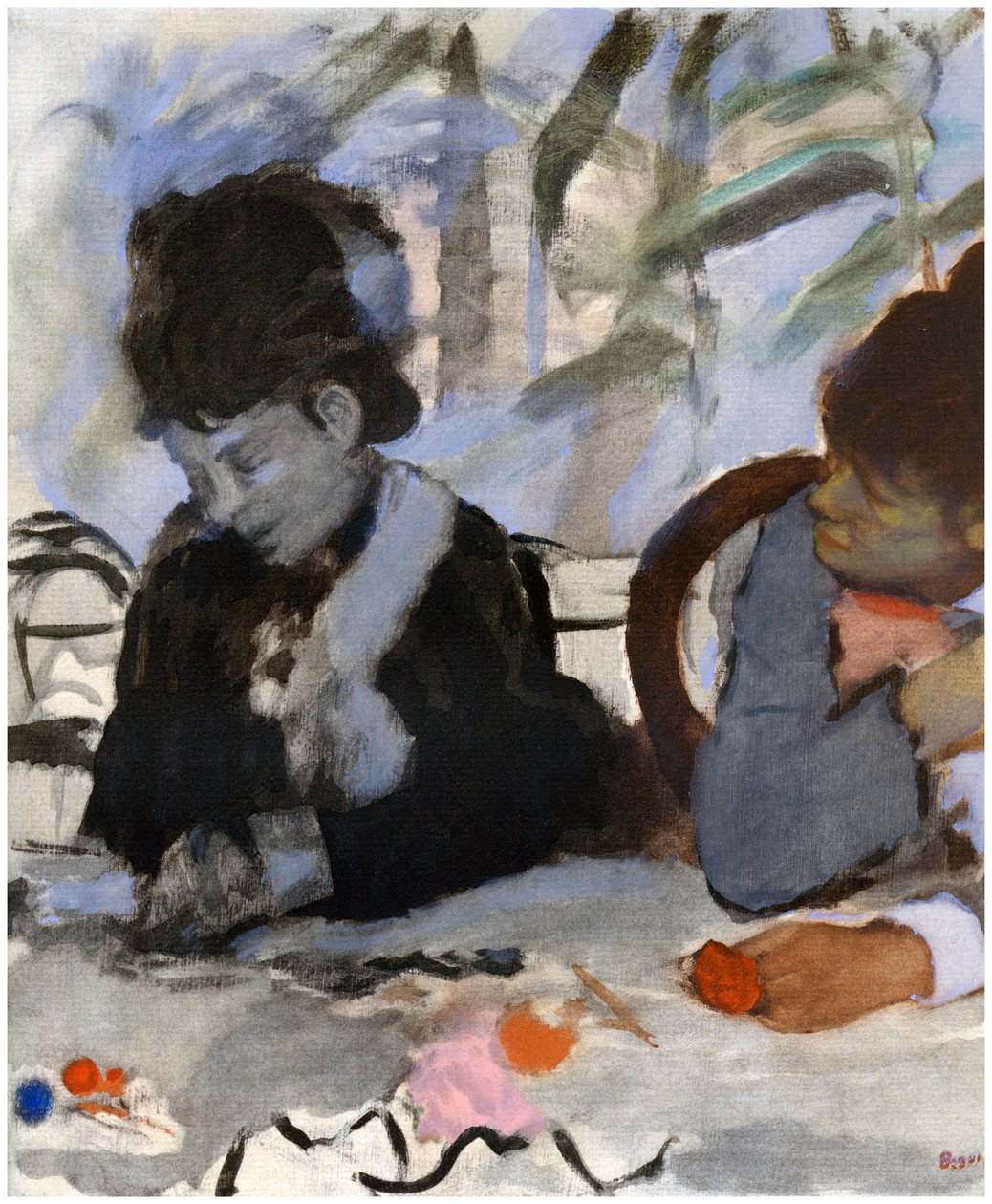 Au Café, vers 1877-1880, 1958 - Unbekannt