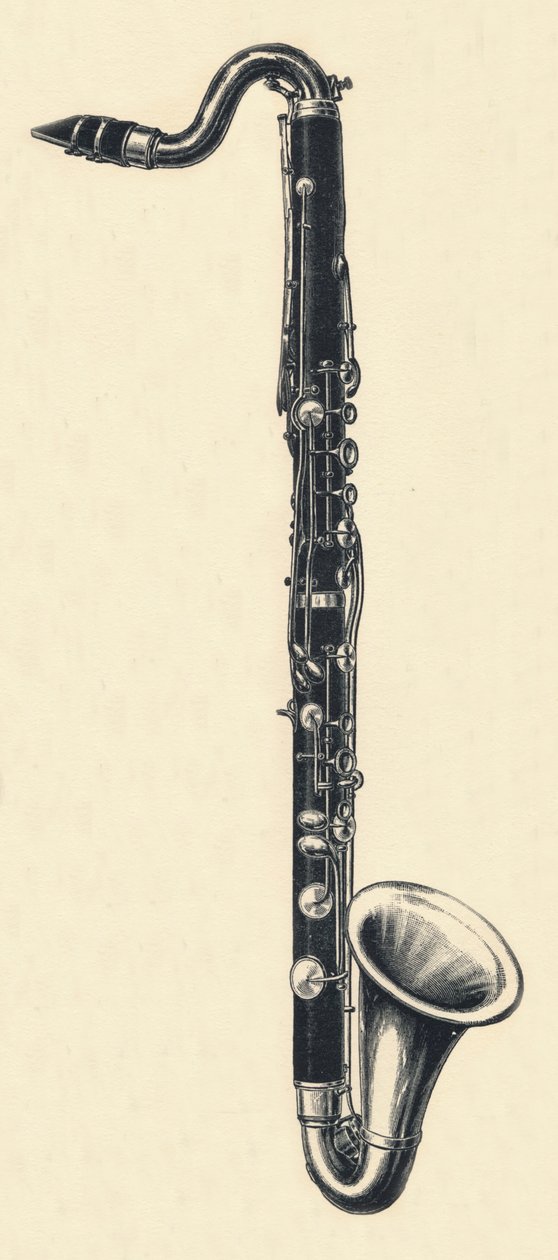 Clarinette basse en si bémol, 1895 - Unbekannt