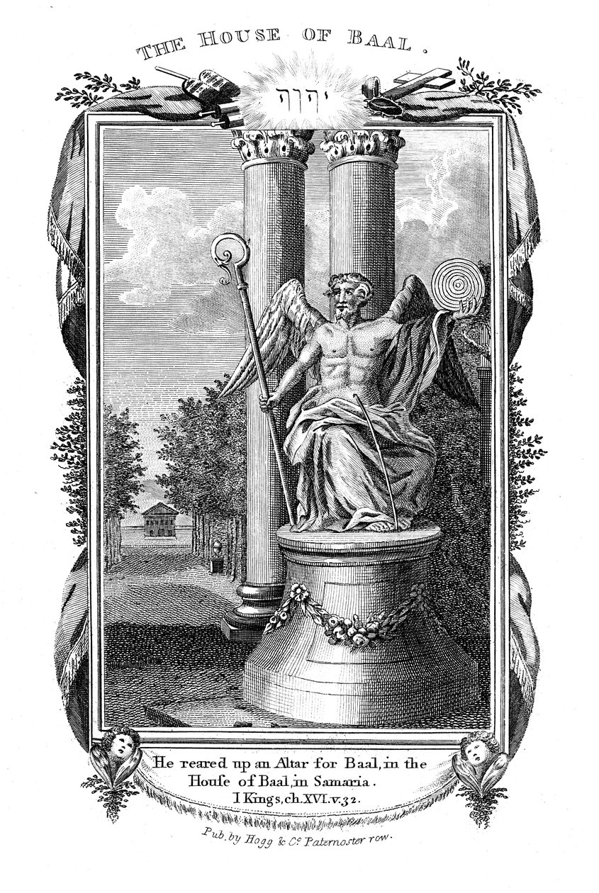 Baal, dieu principal des Cananéens, 1804 - Unbekannt