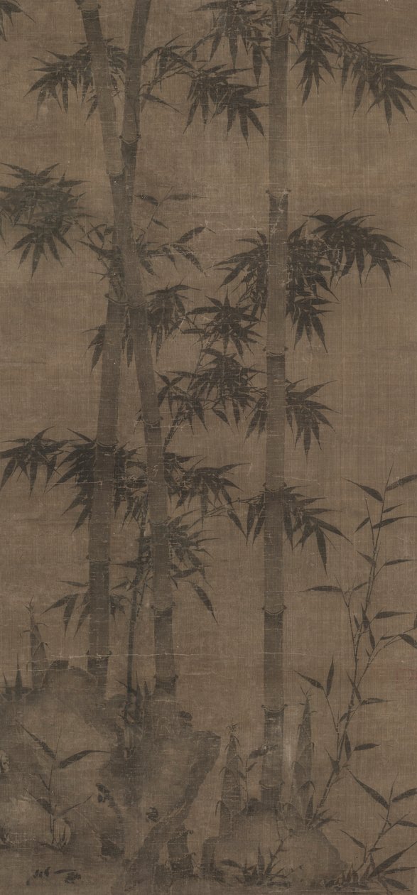 Bambou en quatre saisons : Automne, 1279-1368 - Unbekannt