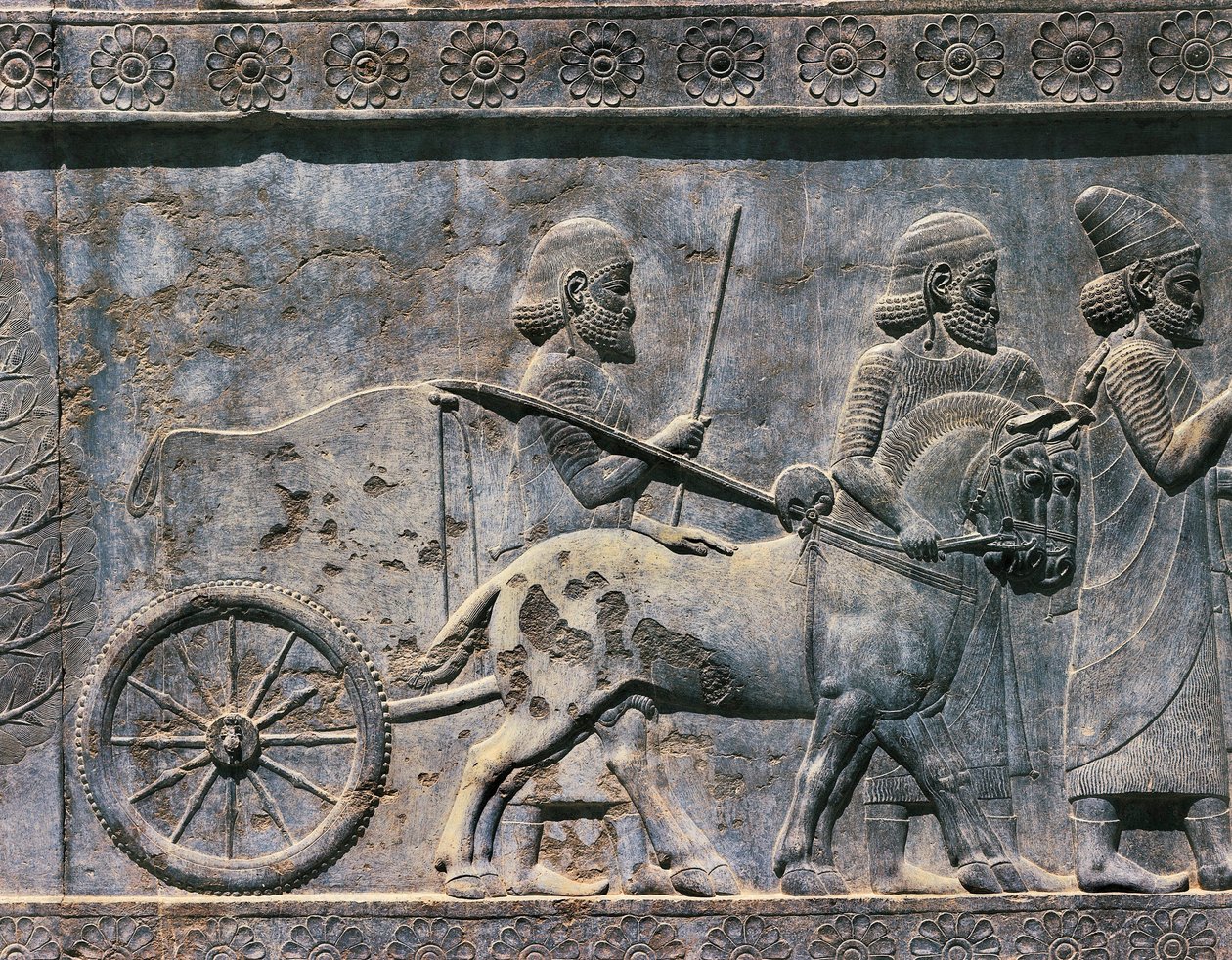 Bas-relief, art persan, VIe siècle - Unbekannt