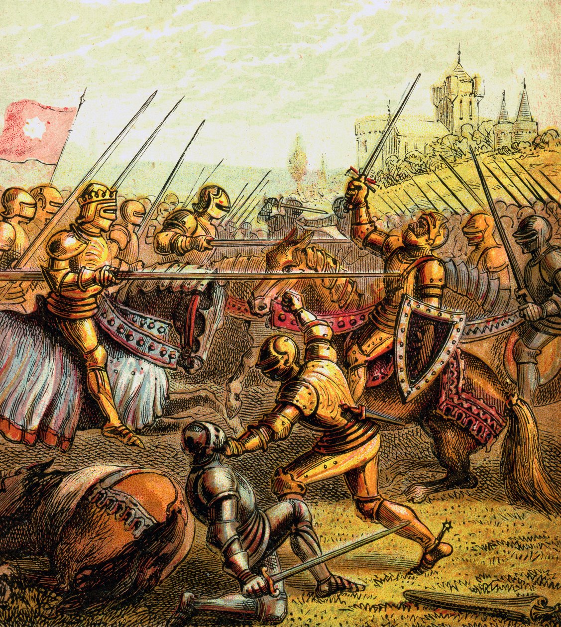 Bataille de Tewkesbury, 1471, vers 1850 - Unbekannt