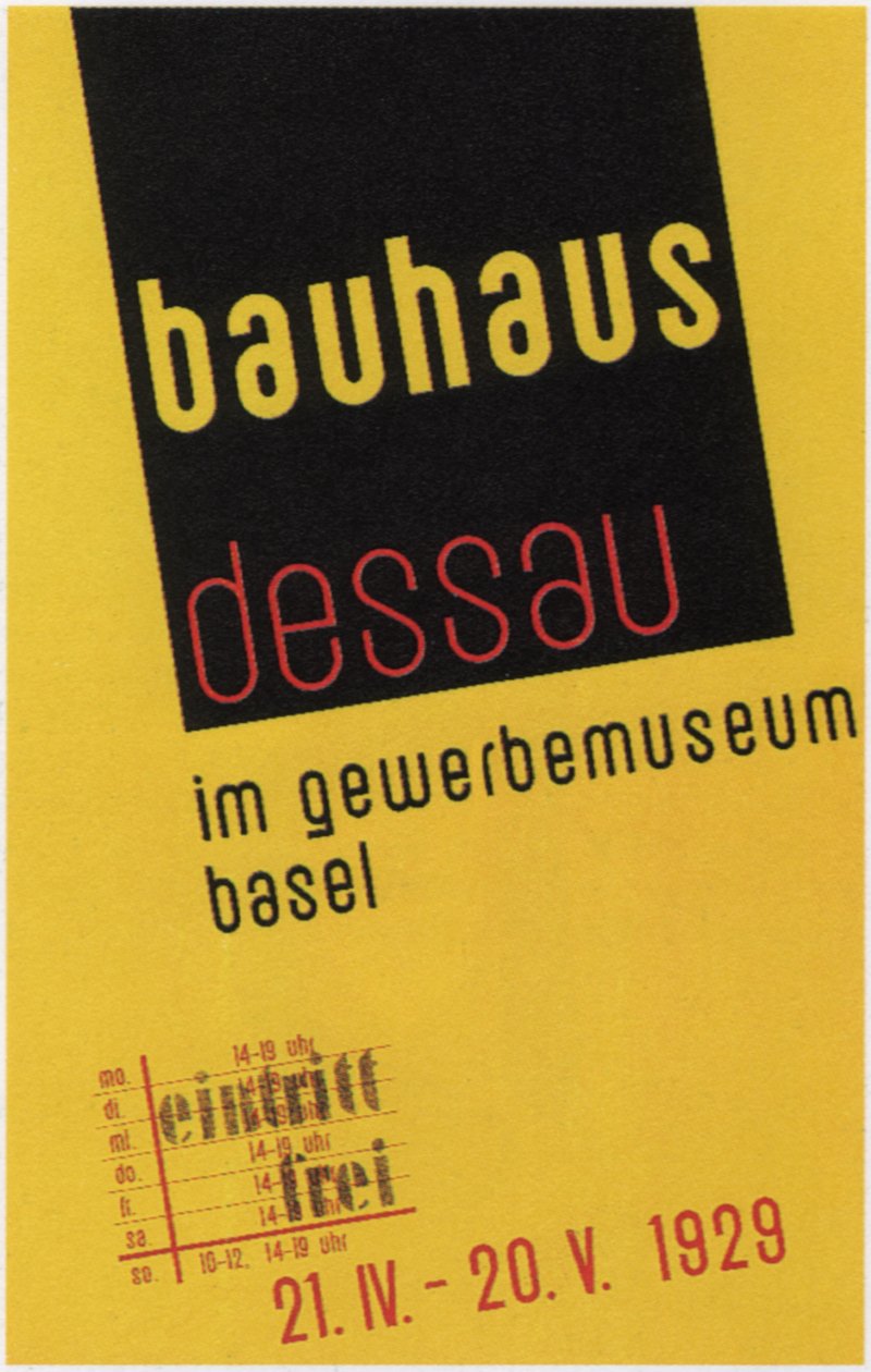 Bauhaus, 1929 - Unbekannt
