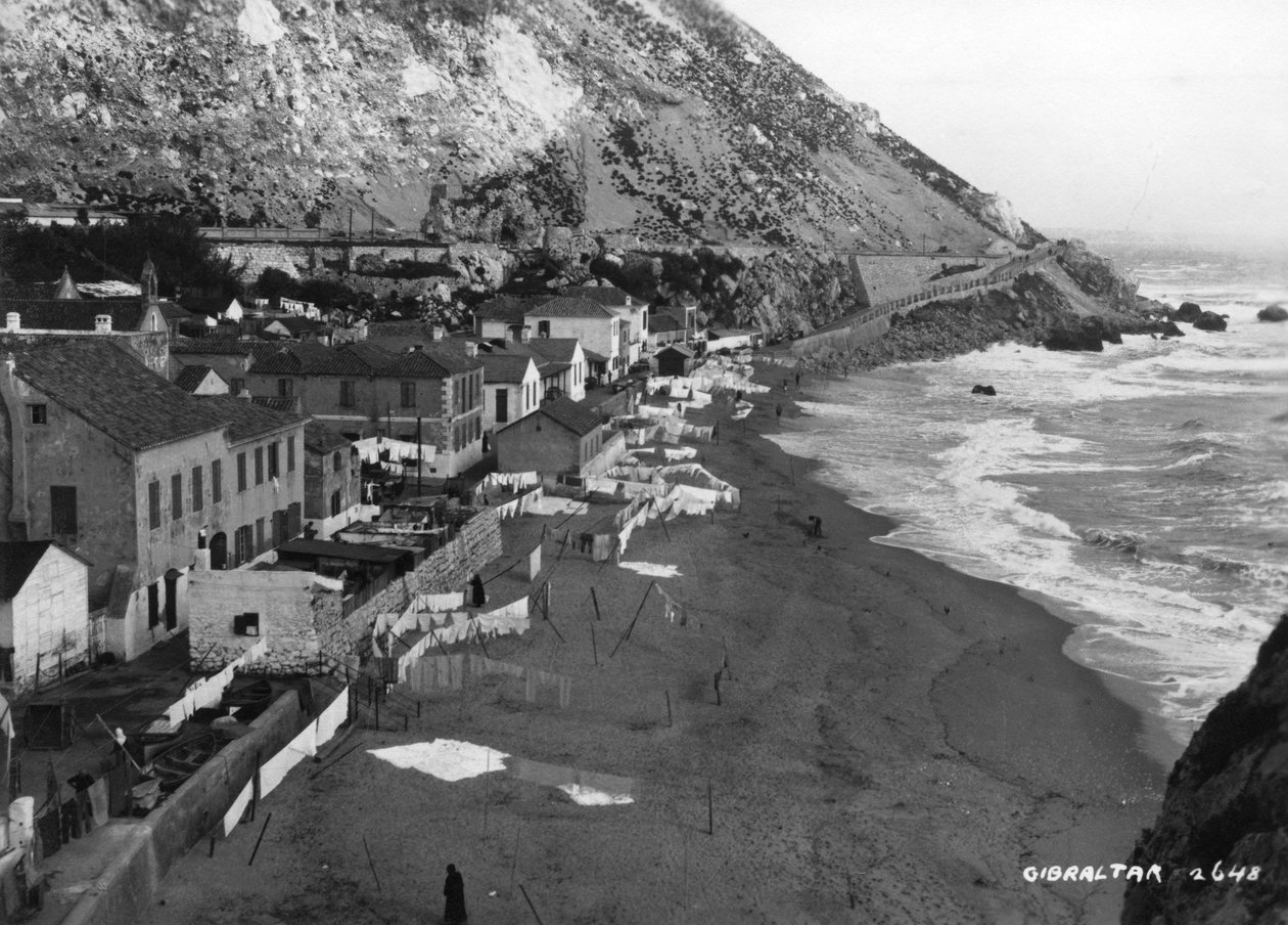 Plage, Gibraltar, vers 1920-1930 - Unbekannt