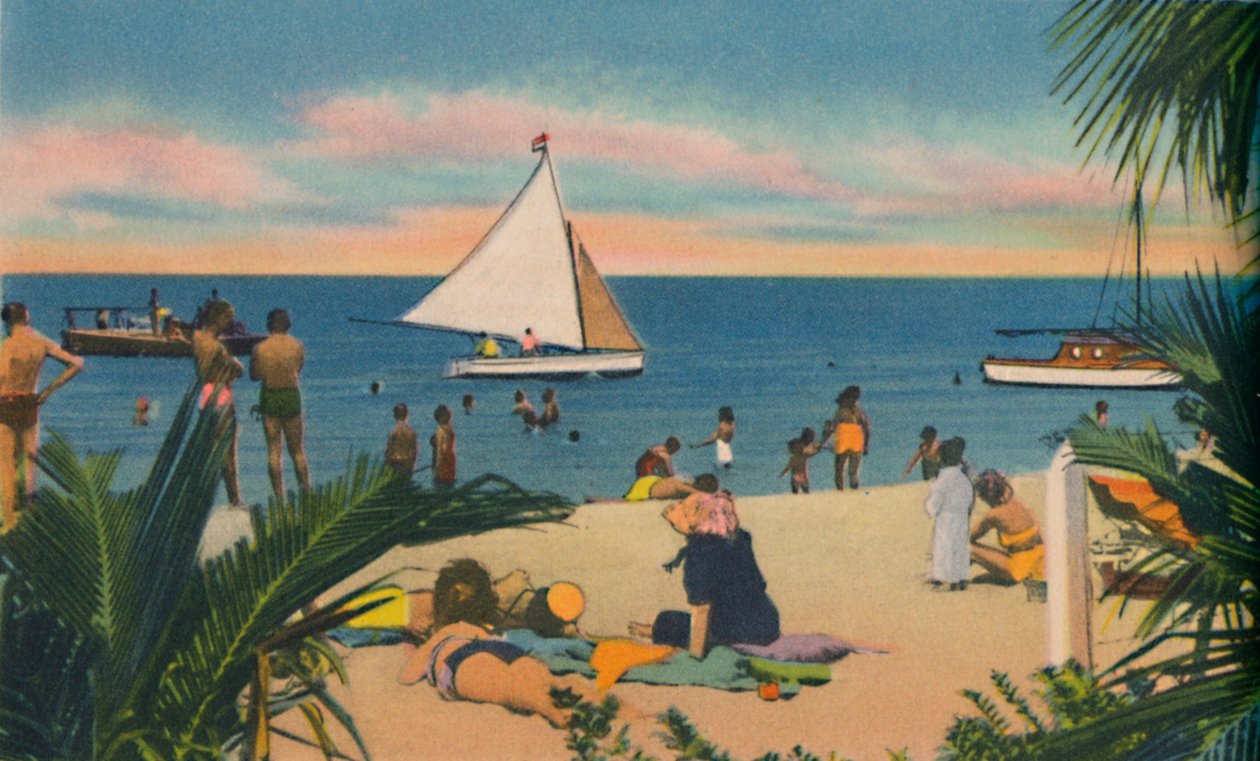 Plage à Pradomar. À 20 minutes de Barranquilla, années 1940 - Unbekannt