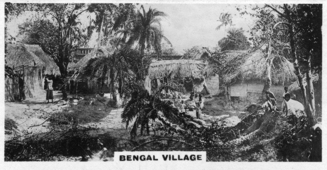 Village du Bengale, Calcutta, Inde, vers 1925 - Unbekannt