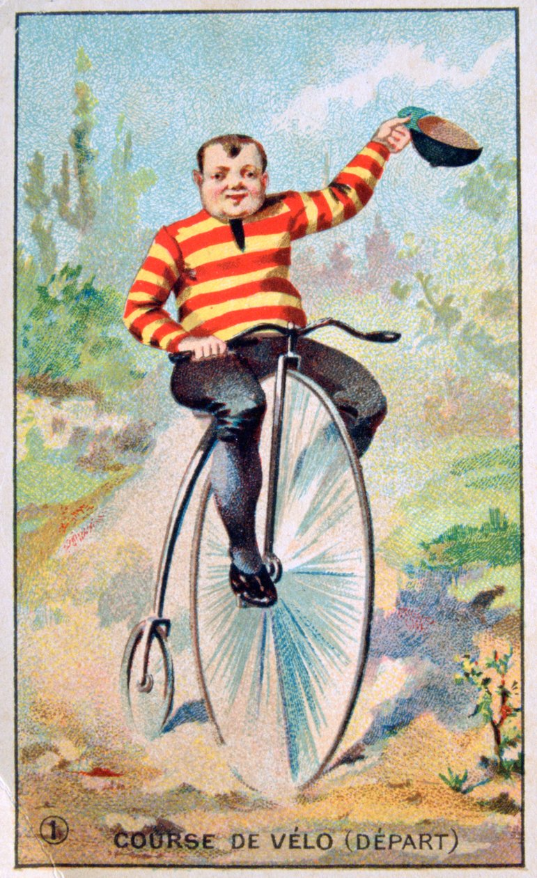 Course de vélos, vers 1900 - Unbekannt
