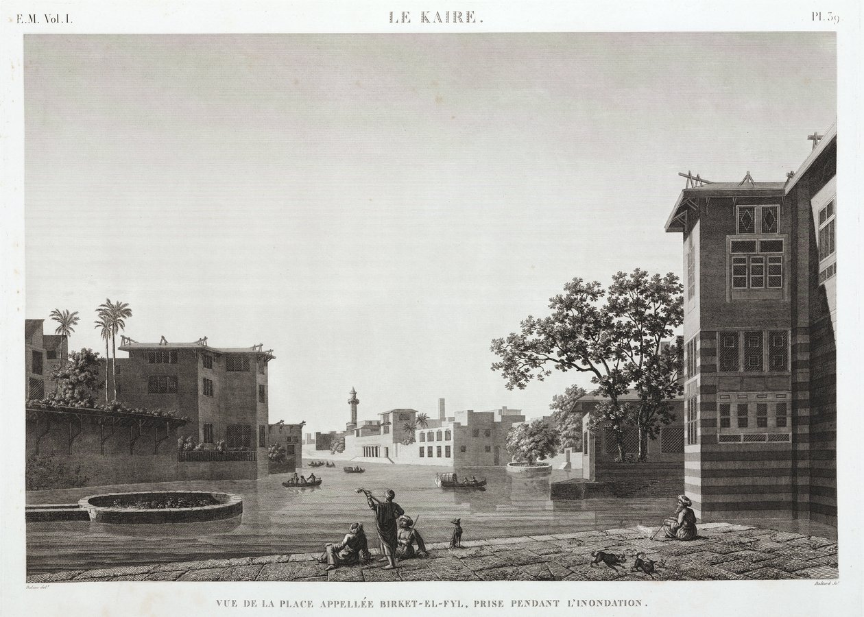 Birket-al-Fyl, Le Caire, Égypte, pendant l