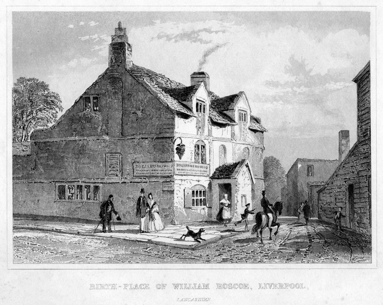Lieu de naissance de William Roscoe, Liverpool, Lancashire, XIXe siècle - Unbekannt