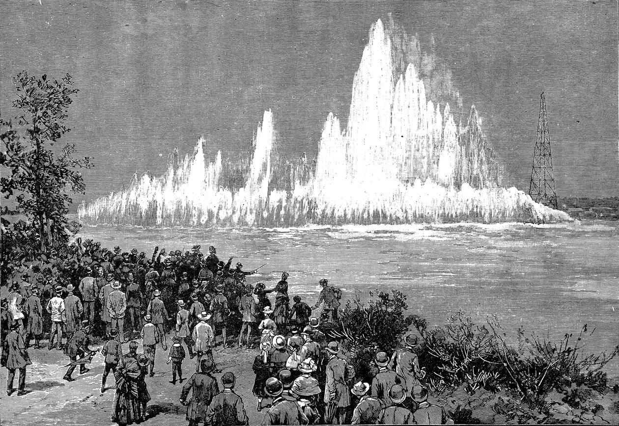 Explosion de Flood Rock, 1885 - Unbekannt