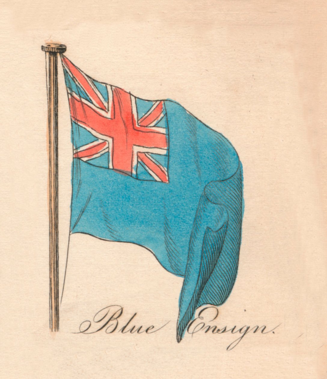 Blue Ensign, 1838 - Unbekannt