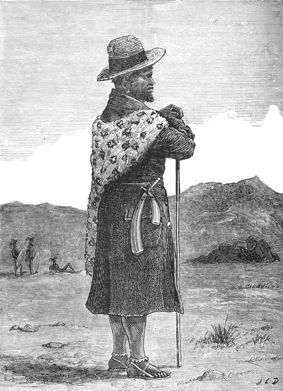 Bovane, le Commandant en Chef Swazi, vers 1880 - Unbekannt