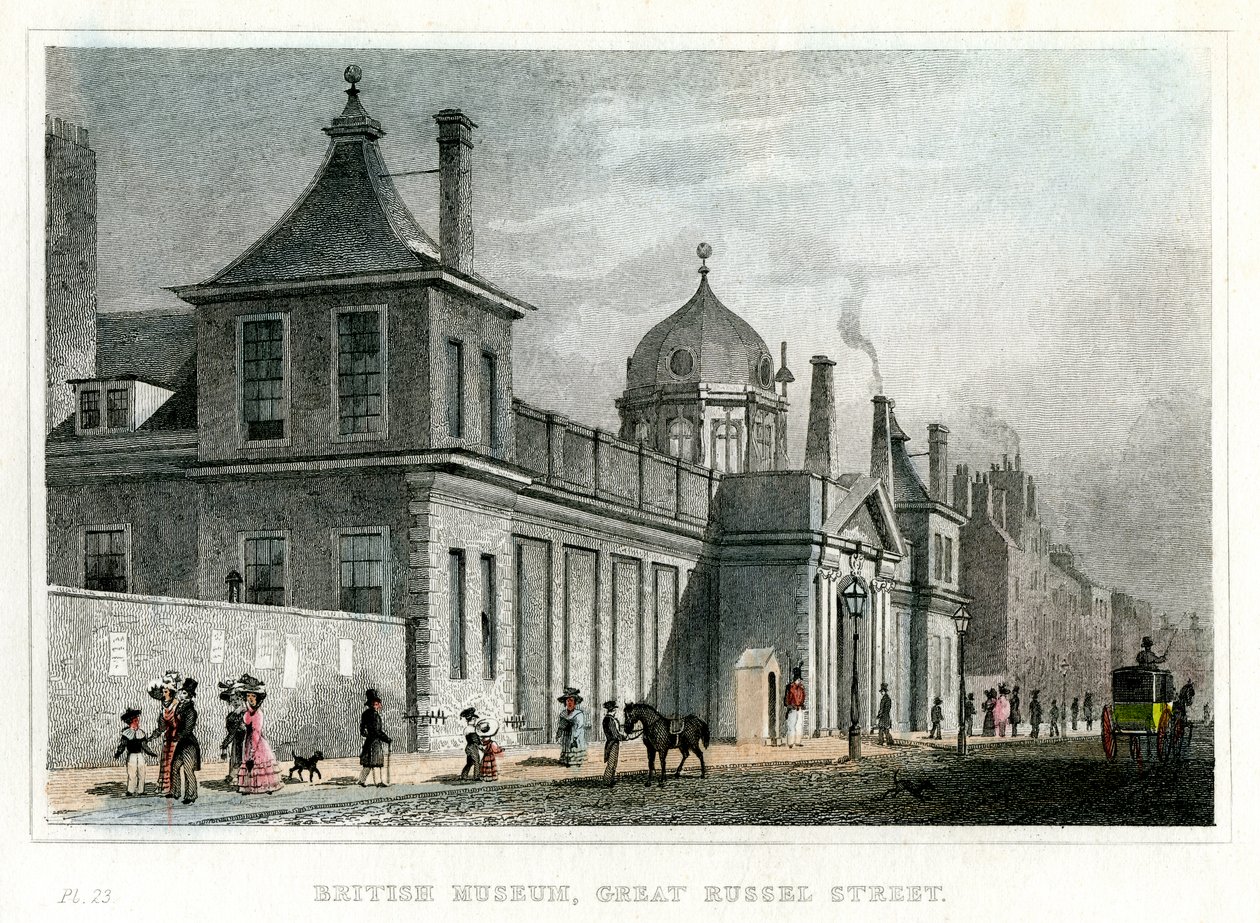 Musée britannique, Great Russell Street, Londres, 19e siècle - Unbekannt