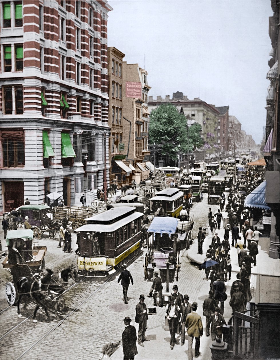 Broadway, New York, 19ème siècle - Unbekannt