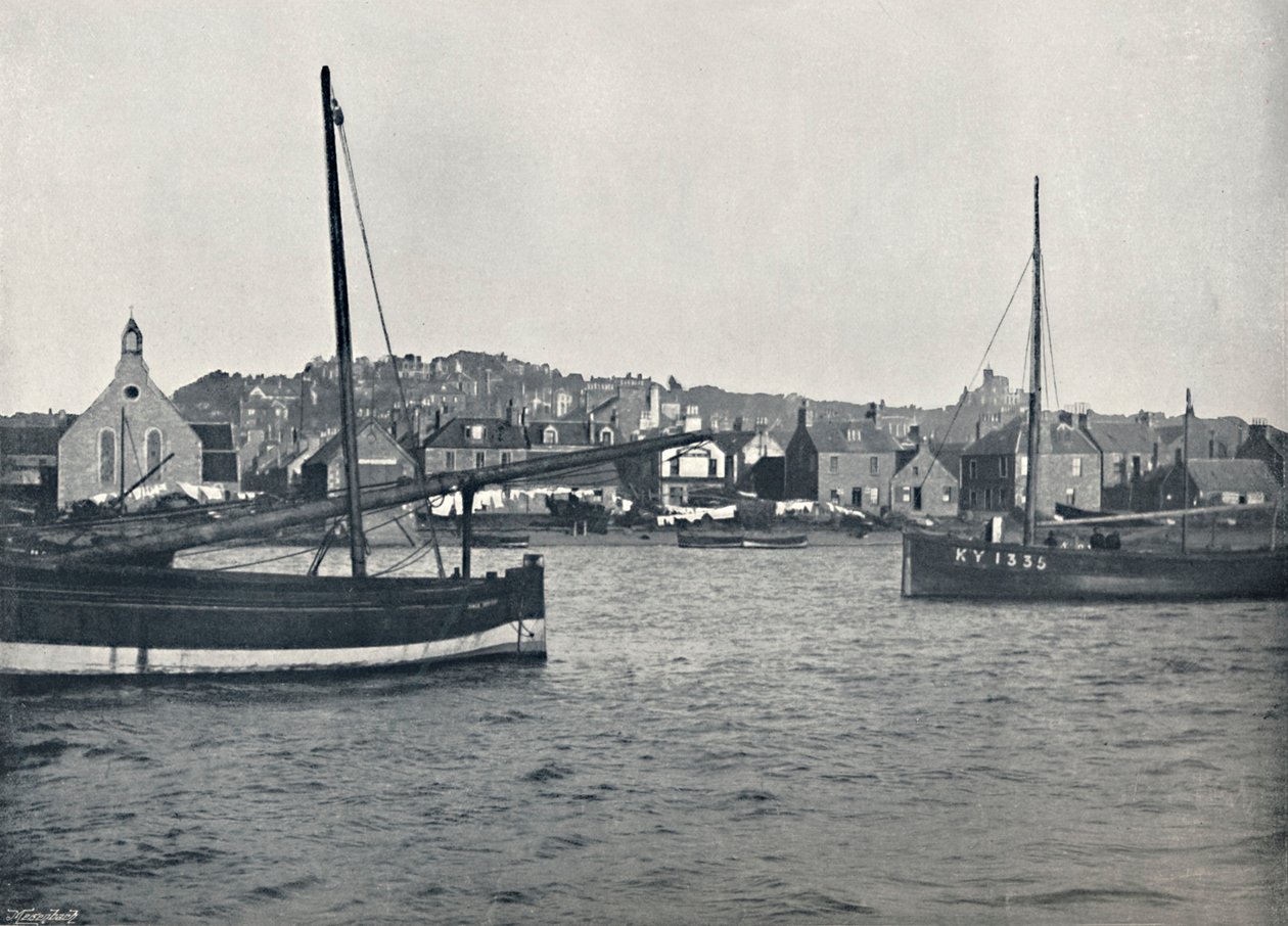 Broughty Ferry - Vue depuis la rivière, 1895 - Unbekannt