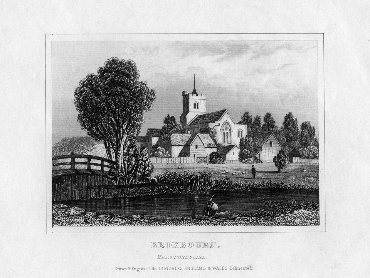 Broxbourne, Hertfordshire, milieu du 19e siècle - Unbekannt