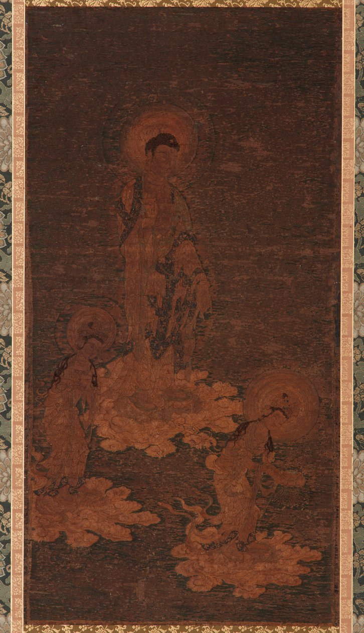 Descente accueillante de Bouddha Amida, période Kamakura, 14e siècle - Unbekannt