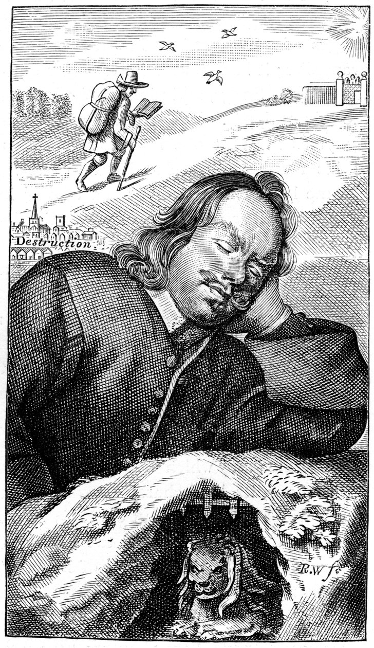 Le rêve de Bunyan, 1680, 1893 - Unbekannt