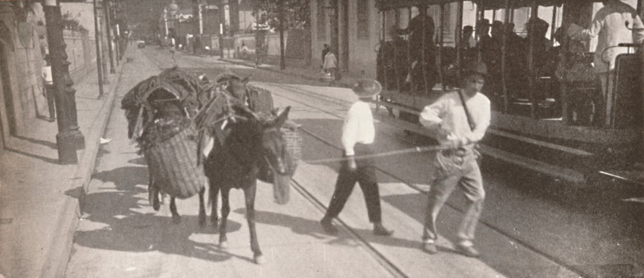 En tram et à dos de mule, 1914 - Unbekannt