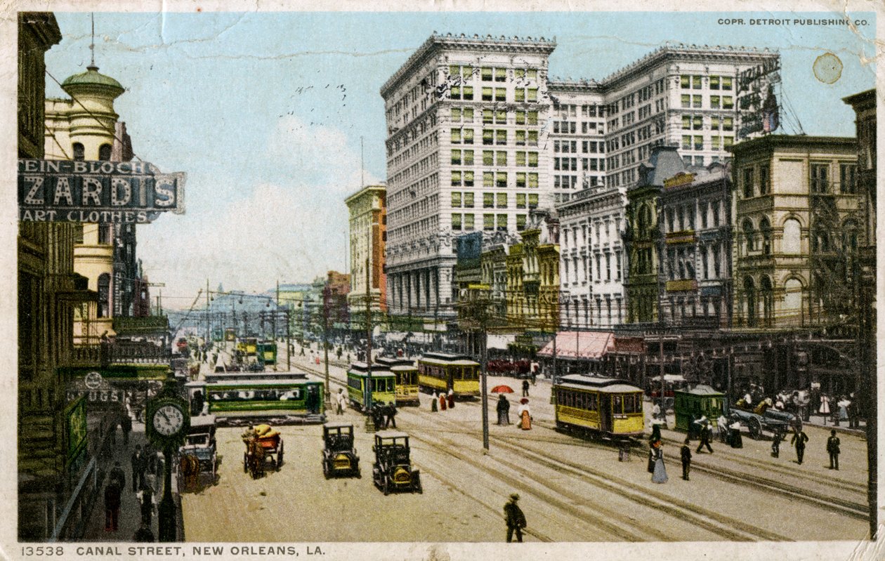 Canal Street, La Nouvelle-Orléans, USA, vers 1912 - Unbekannt