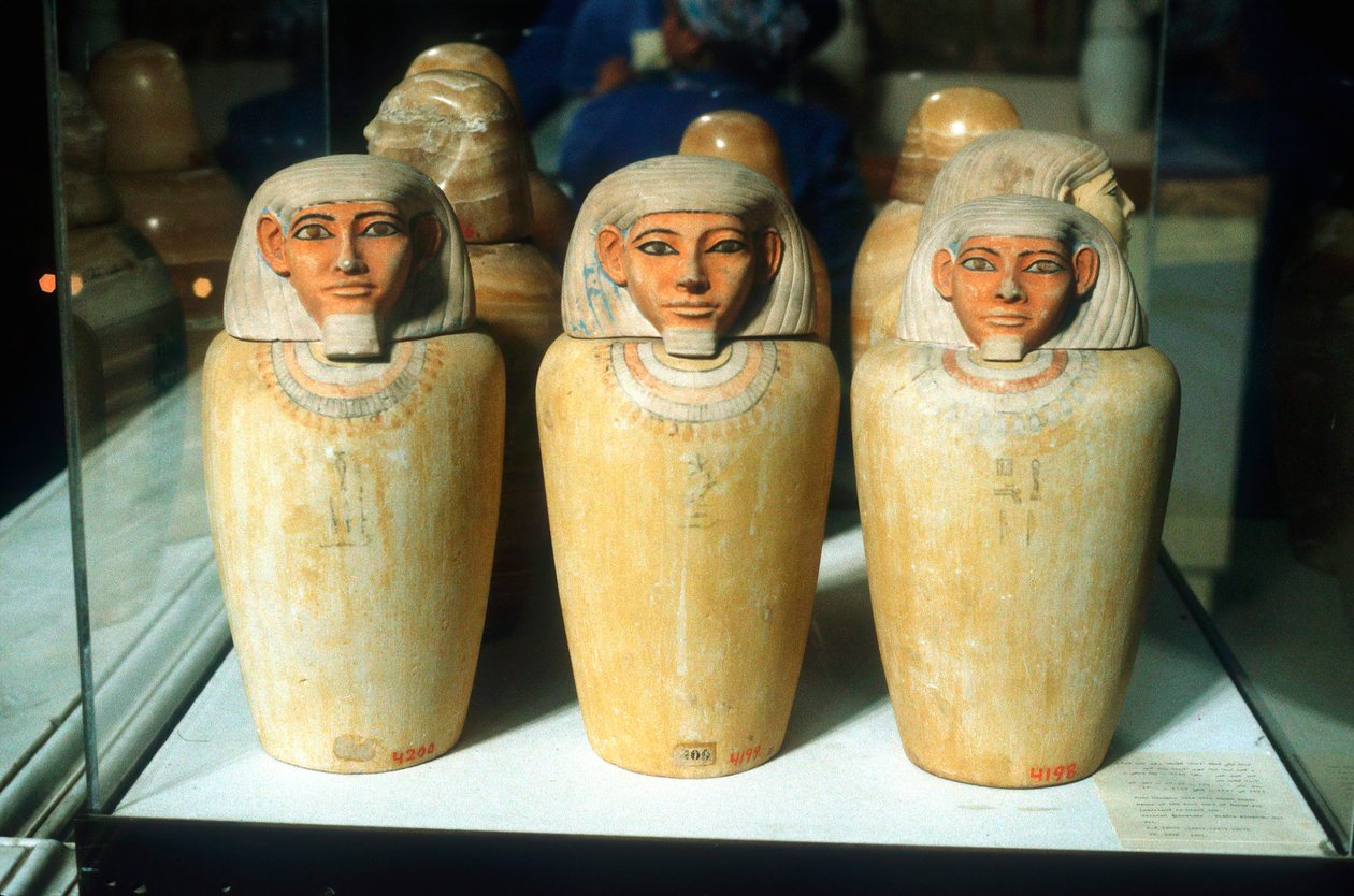 Vases canopes, Égypte ancienne, 26e dynastie, 664-525 av. J.-C. - Unbekannt