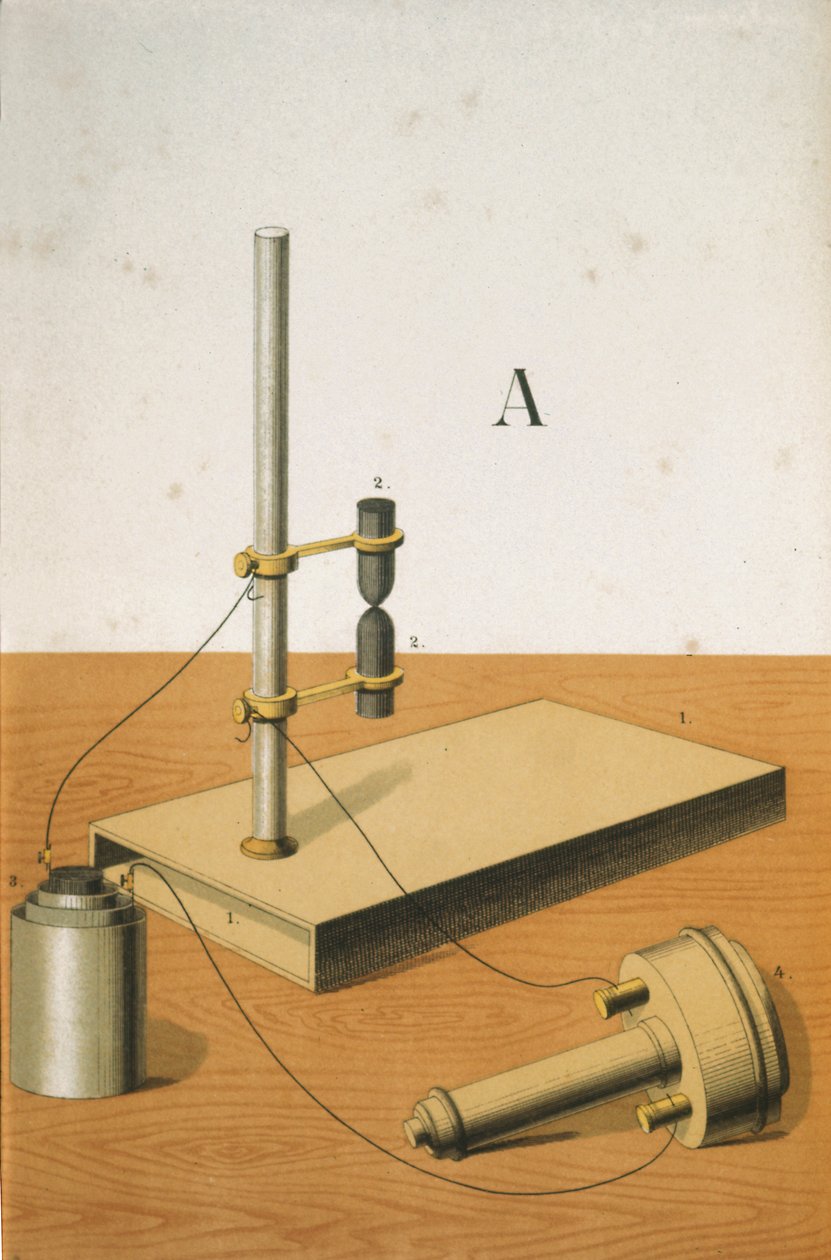 Microphone à charbon, 1882 - Unbekannt