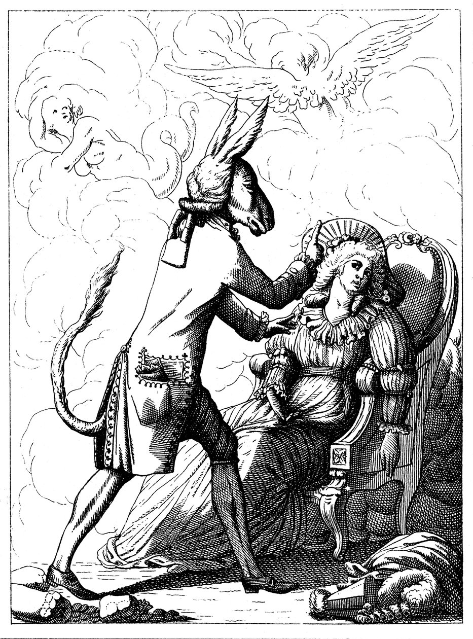 Caricature de Franz Anton Mesmer, vers 1785 - Unbekannt