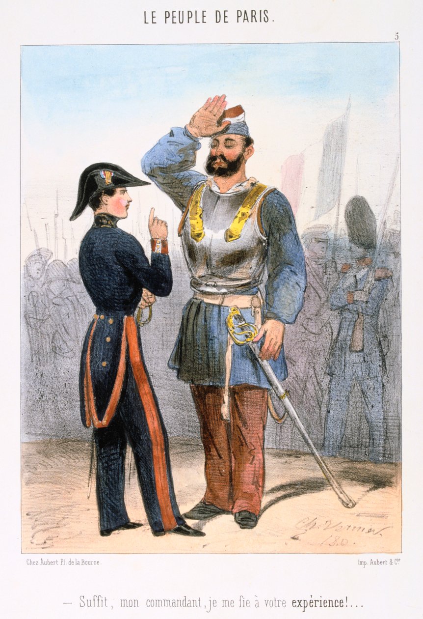 Caricature relative à la Commune de Paris, années 1870 - Unbekannt