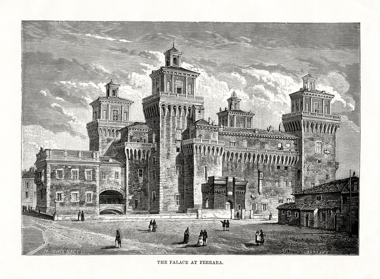 Castello Estense, Ferrare, Italie, 1879 - Unbekannt