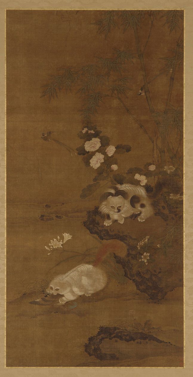 Chats, oiseaux et fleurs, 15e siècle - Unbekannt