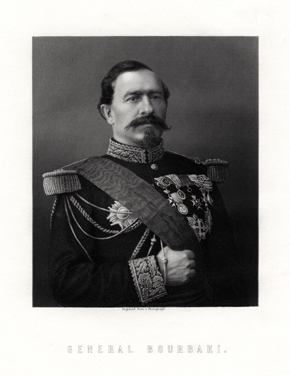 Charles Denis Sauter Bourbaki, général français, 19ème siècle - Unbekannt