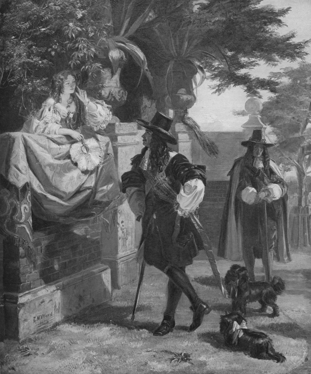 Charles II et Nell Gwynn - Unbekannt