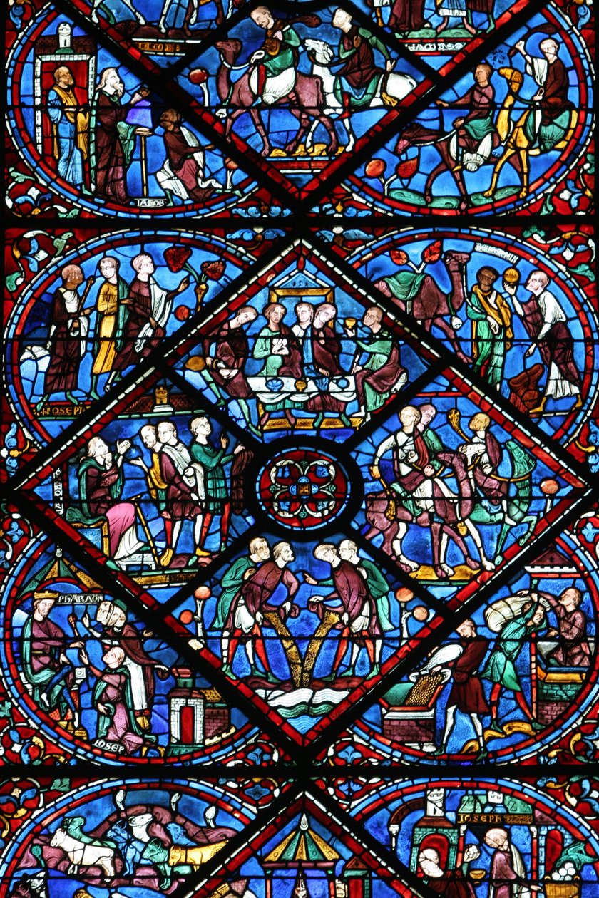 Cathédrale de Chartres : vitrail, Chartres, France - Unbekannt