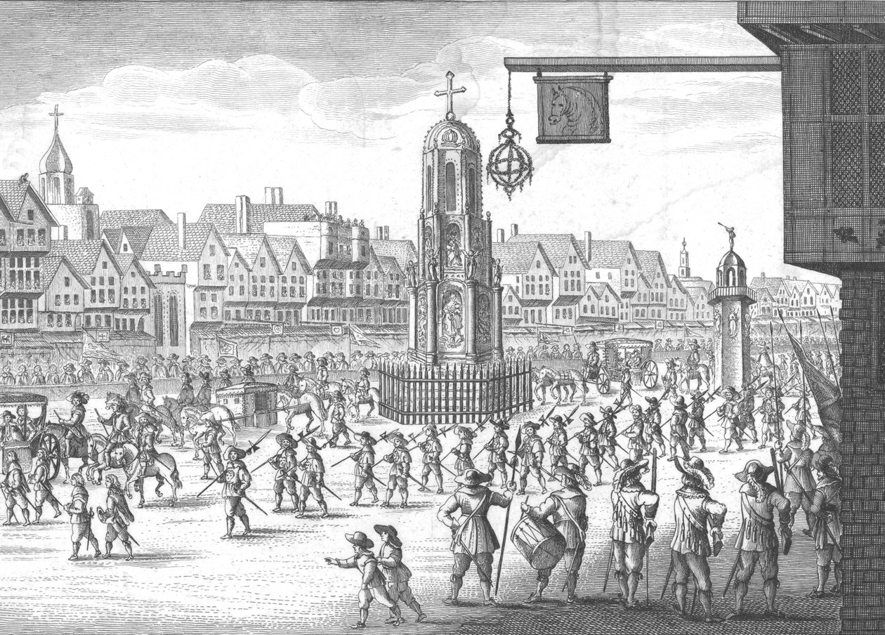 Cheapside, croix et conduit, 1638, 1809 - Unbekannt