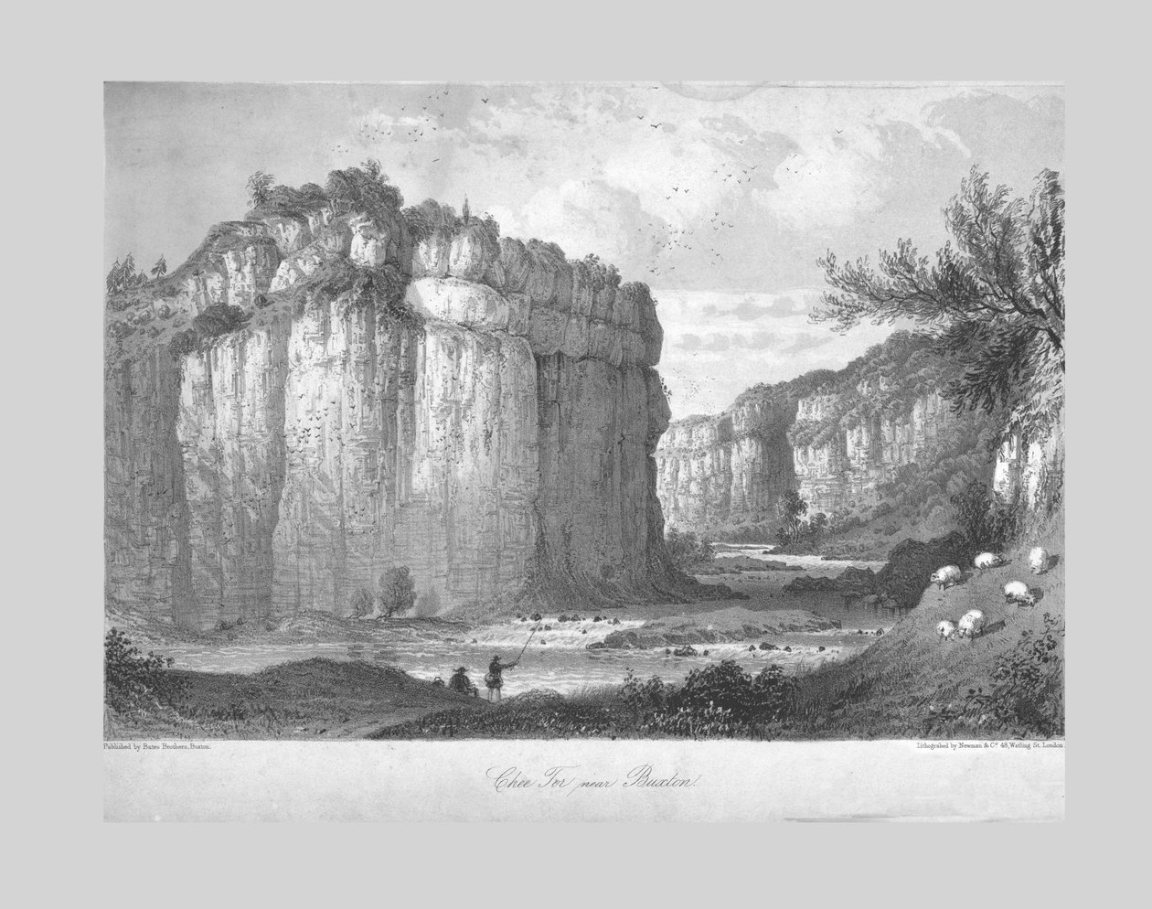 Chee Tor près de Buxton, vers 1840 - Unbekannt