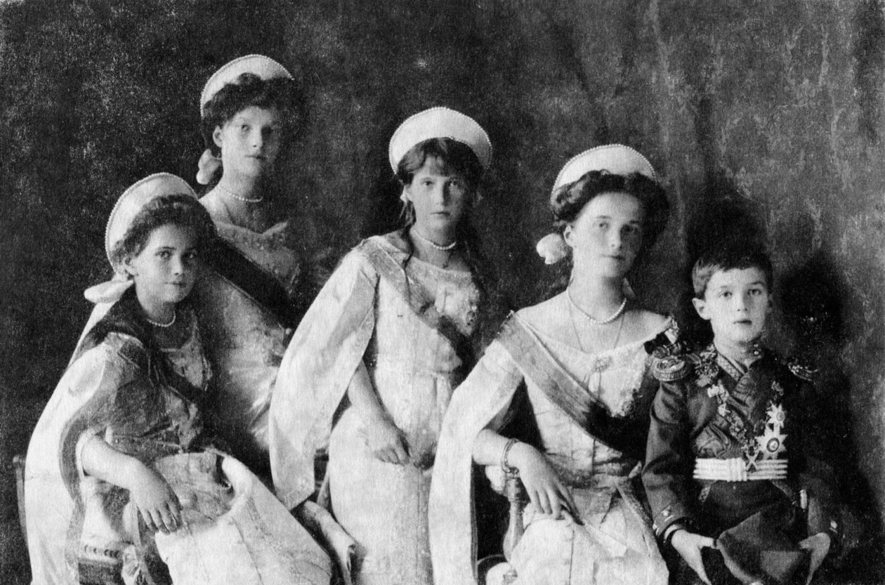 Enfants du tsar Nicolas II de Russie, vers 1910 - Unbekannt