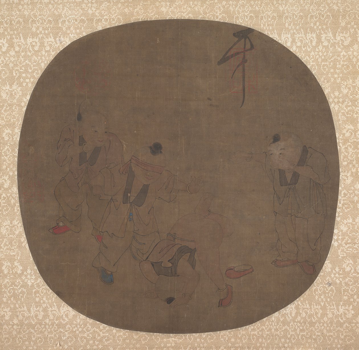 Enfants chinois jouant - Unbekannt