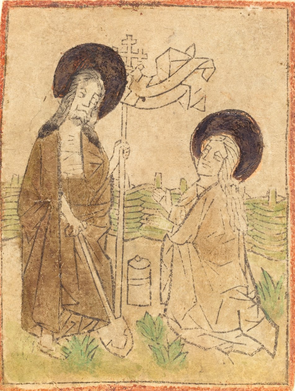 Le Christ apparaissant à Marie Madeleine, 1460-1470 - Unbekannt