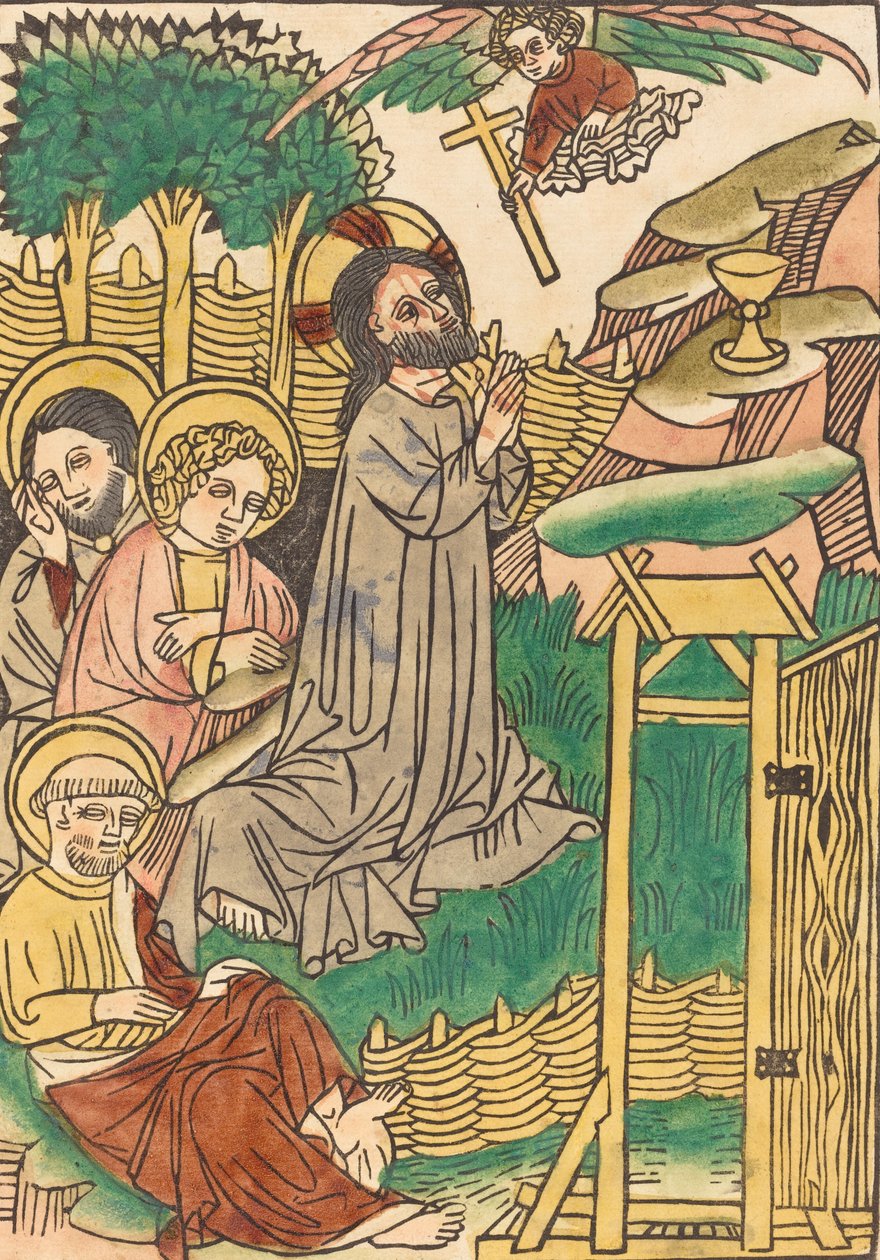 Christ au Mont des Oliviers, vers 1450-1460 - Unbekannt
