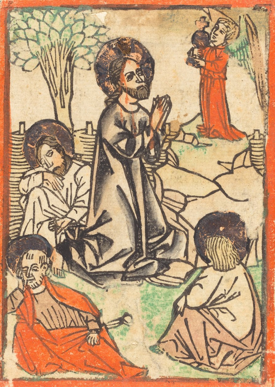 Christ au Mont des Oliviers, vers 1460 - Unbekannt