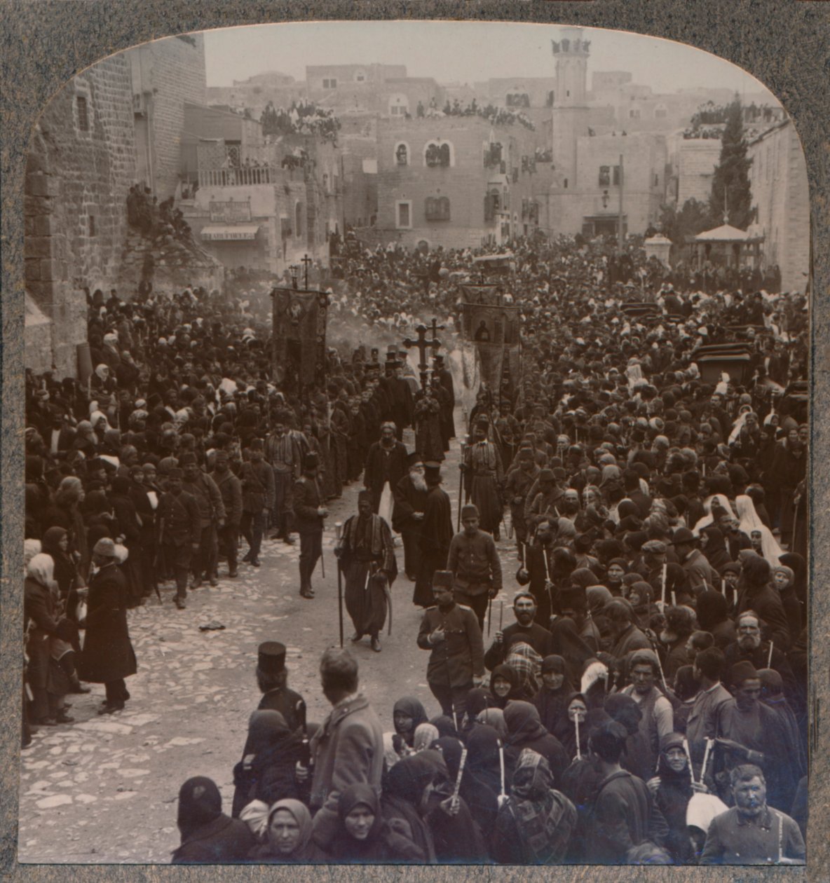 Procession de Noël à Bethléem, vers 1900 - Unbekannt